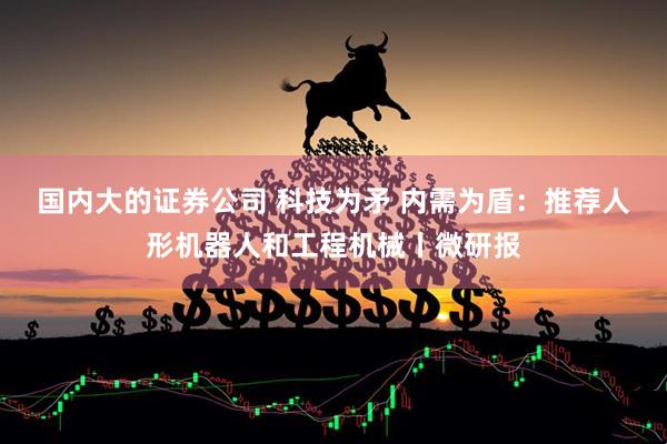 国内大的证券公司 科技为矛 内需为盾：推荐人形机器人和工程机械丨微研报